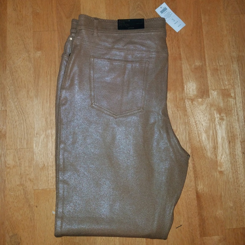 Chico's So Slimming Peyton  Caramel NWT size 16